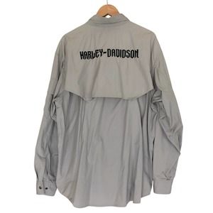 Harley Davidson Y2K Long Sleeve Performance Shirt